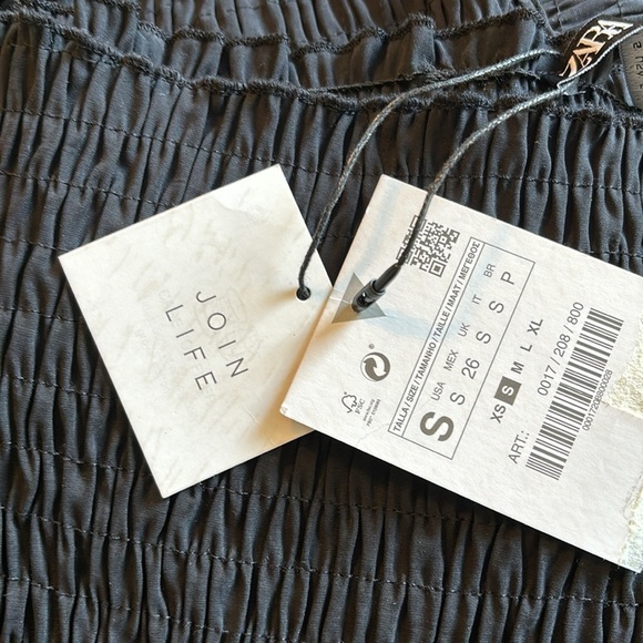 NWT Zara black off the shoulder, tight party dress - Picture 7 of 7